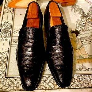 Ostrich Skin custom made shoe
